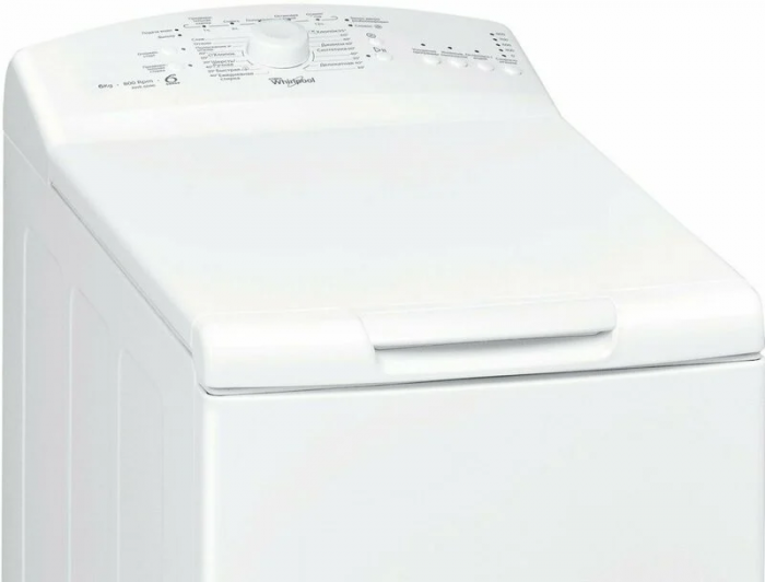 Пральна машина з верт. завант. Whirlpool AWE6080UA, 6кг, 800, A++, 40см, Білий