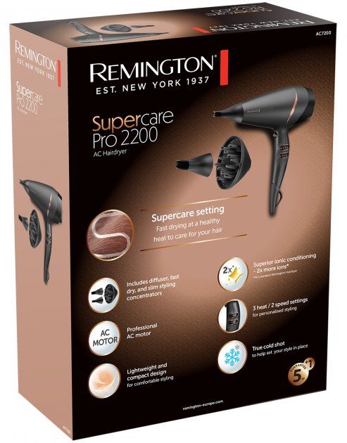 Фен Remington AC7200 Supercare PRO 2200 AC motor