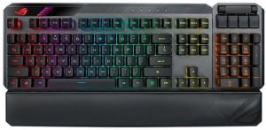 Клавіатура Asus ROG CLAYMORE II RGB 108key Red Switch USB/WL/BT RU Black