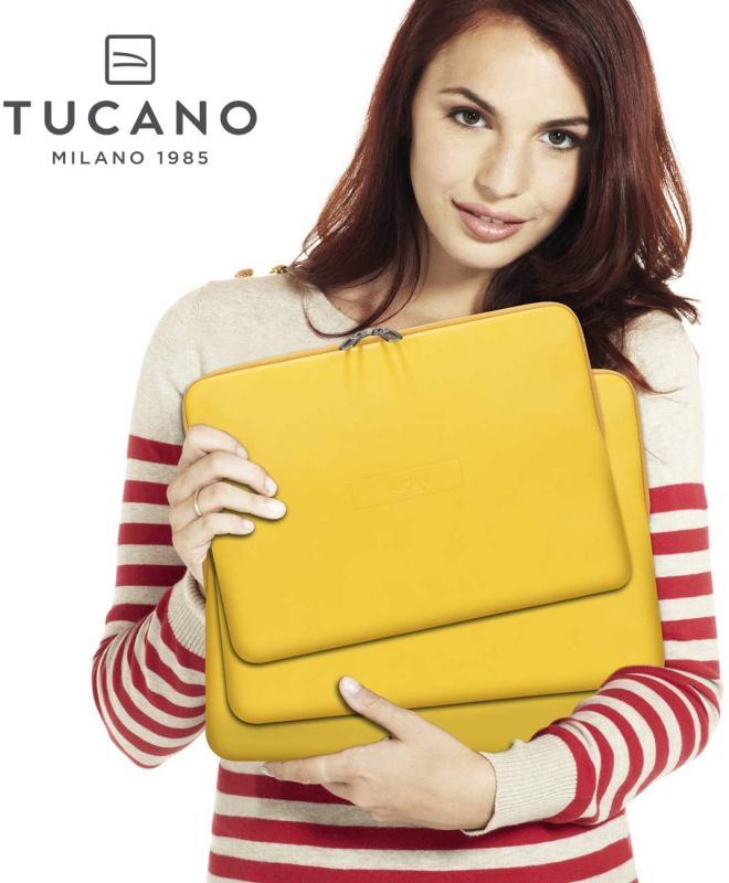 Чохол Tucano Today Sleeve 15"/16", жовтий