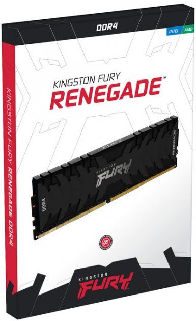 Пам'ять ПК Kingston DDR4  8GB 2666 FURY Renegade Black