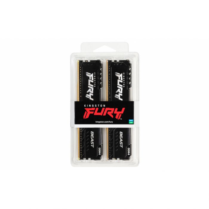 Пам'ять ПК Kingston DDR4 32GB KIT (8GBx4) 3000 FURY Renegade Black