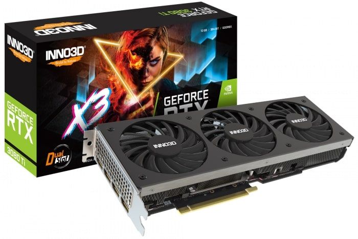 Відеокарта INNO3D GeForce RTX3080 Ti 12Gb GDDR6 X3 LHR