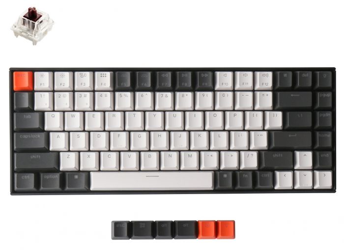 Клавіатура Keychron K2 84 Key Gateron White LED Brown