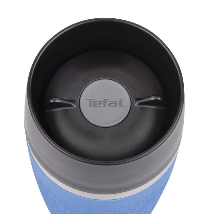 Термочашка Tefal Travel Mug 360 мл, блакитна, нерж.сталь
