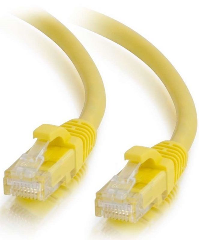 Патч-корд Cat6 C2G 0.5 м жовтий