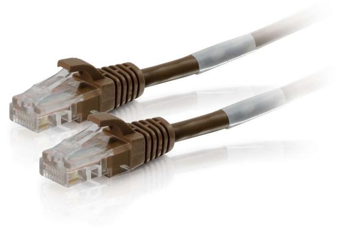 Патч-корд Cat6 C2G 0.5 м коричневий