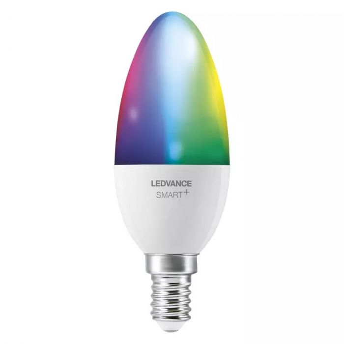 Лампа світлодіодна LEDVANCE SMART+ Candle B 40 E14 MULTICOLOR 4,9W (470Lm) 2700-6500K + RGB WiFi дім-ая