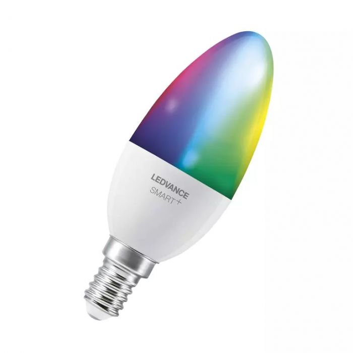 Лампа світлодіодна LEDVANCE SMART+ Candle B 40 E14 MULTICOLOR 4,9W (470Lm) 2700-6500K + RGB WiFi дім-ая