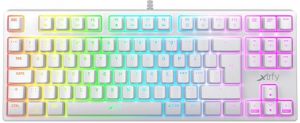 Клавіатура Xtrfy K4 TKL RGB Kailh Red RU White