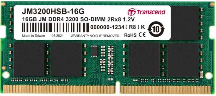 Пам'ять ноутбука Transcend DDR4 16GB 3200