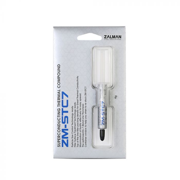 Термопаста Zalman ZM-STC7, 7.2 W/mxk, 4гр.
