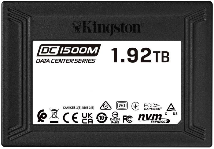 Накопичувач SSD Kingston U.2 1920GB DC1500M Enterprise