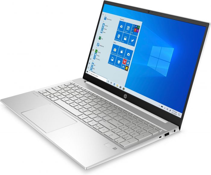 Ноутбук HP Pavilion 15-eh1052ua 15.6" FHD IPS AG, AMD R5 5500U, 12GB, F512GB, UMA, DOS, білий