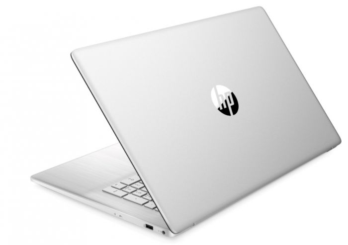 Ноутбук HP 17-cp0014ua 17.3" FHD IPS AG, AMD R5-5500U, 8GB, F256GB, UMA, DOS, сріблястий