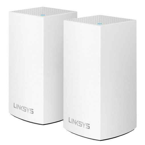 WiFi-система LINKSYS VELOP WHW0102 AC1300, MESH, 2xGE WAN/LAN, BT 4.1, біл. кол. (2шт.)