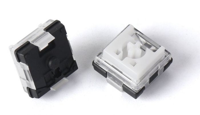 Набір механічних перемикачів Keychron Low Optical MX with Holder Set 90Pcs/Set White