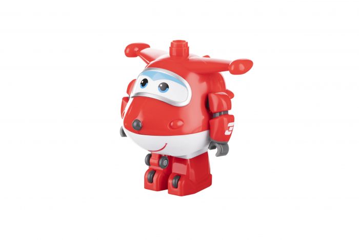 Ігрова фігурка-трансформер Super Wings Medium Blocks High Value Figure Jett, Джетт