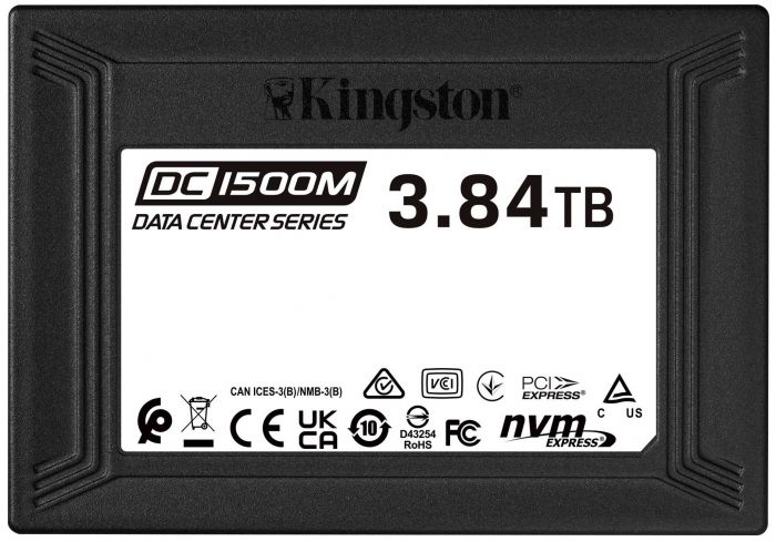 Накопичувач SSD Kingston U.2 3840GB DC1500M Enterprise