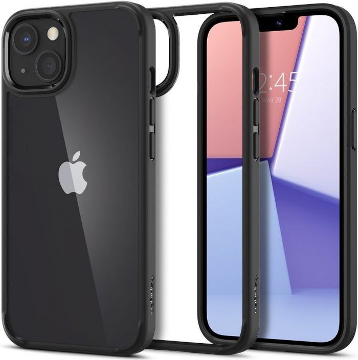 Чохол Spigen для Apple iPhone 13 Crystal Hybrid, Matte Black