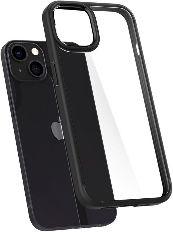 Чохол Spigen для Apple iPhone 13 Crystal Hybrid, Matte Black