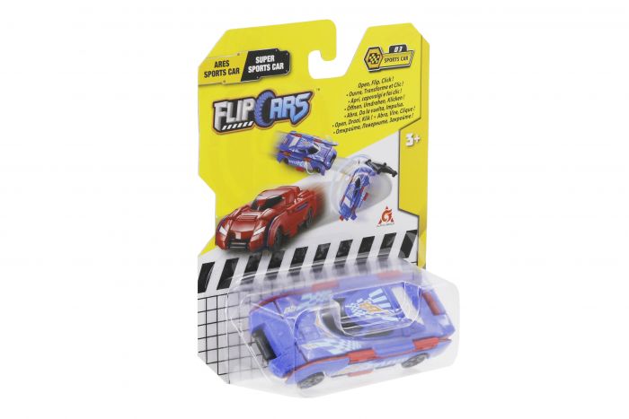Машинка-трансформер Flip Cars 2 в 1 Арес спорткар і Супер спорткар