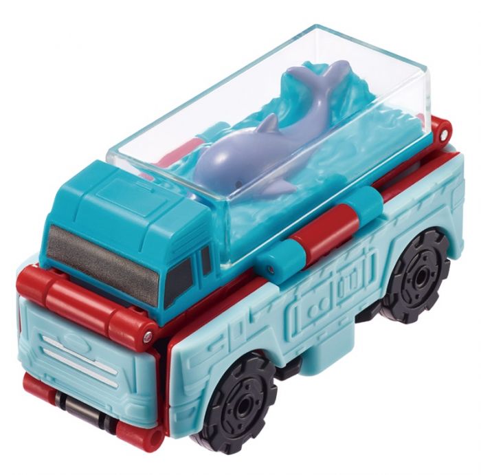 Машинка-трансформер Flip Cars 2 в 1 Автомобіль для дельфіна і Автомобіль для човна