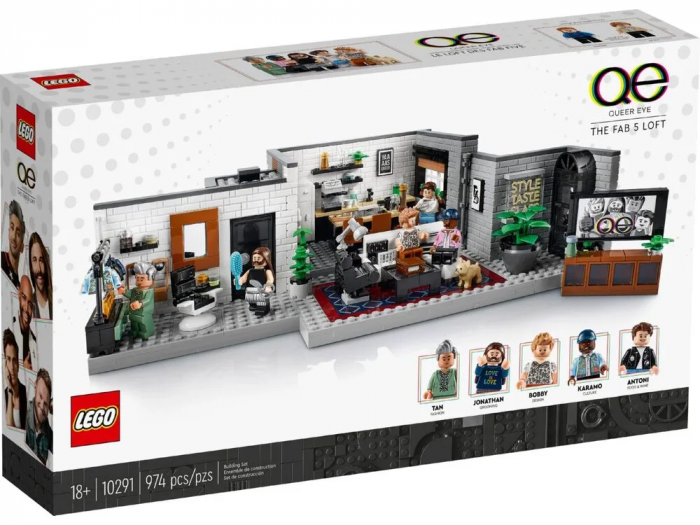 Конструктор LEGO Creator Queer Eye - The Fab 5 Loft 10291