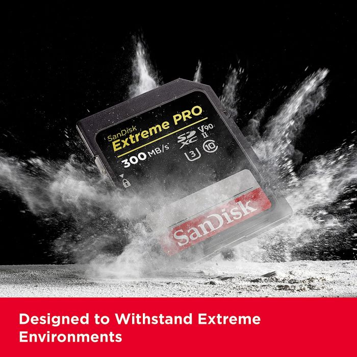 Карта пам'яті SanDisk SD   64GB C10 UHS-II U3 V90 R300/W260MB/s Extreme Pro