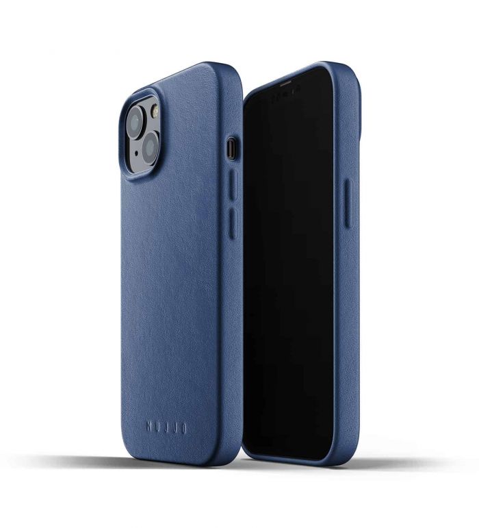 Чохол шкіряний MUJJO для Apple iPhone 13 Full Leather, Monaco Blue