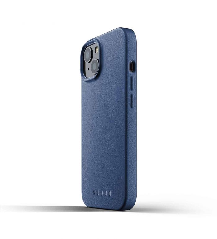 Чохол шкіряний MUJJO для Apple iPhone 13 Full Leather, Monaco Blue