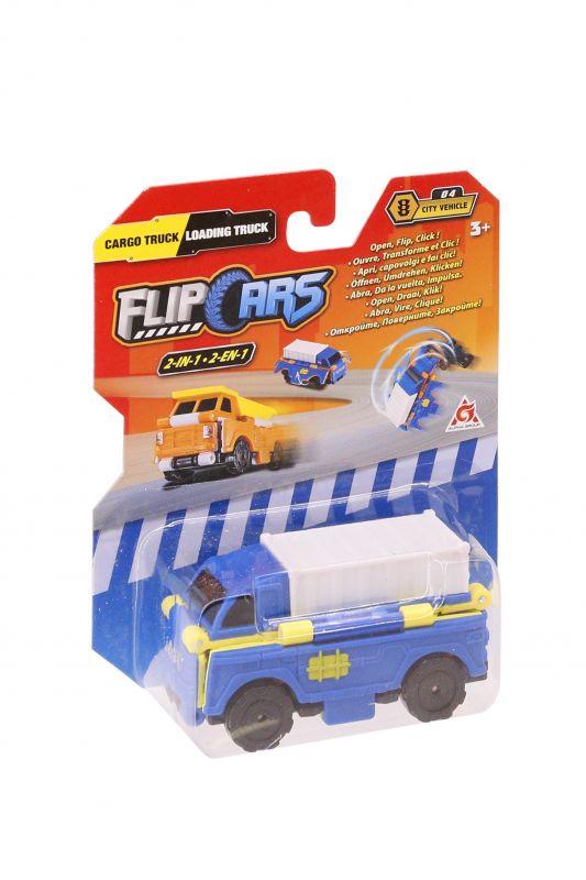 Машинка-трансформер Flip Cars 2 в 1 Вантажівка і Навантажувач