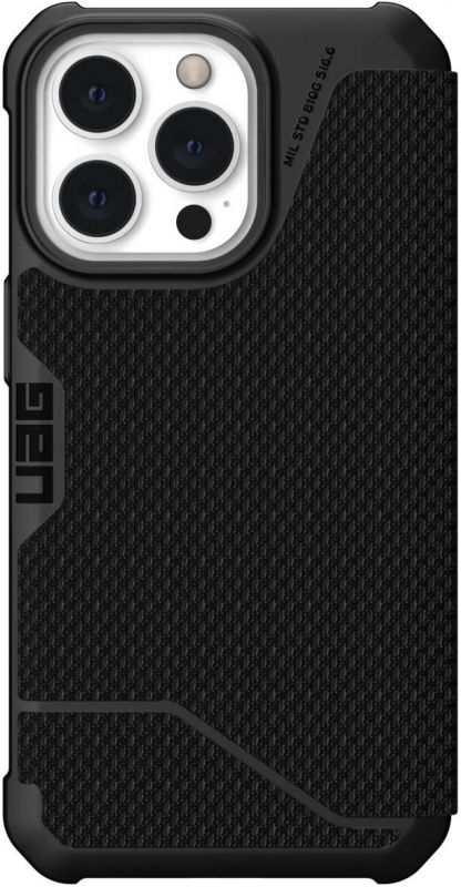 Чохол UAG для Apple Iphone 13 Pro Metropolis, Kevlar Black