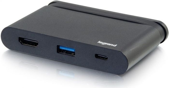 Док станція C2G USB-C на HDMI, USB Type A Power Delivery до 100W