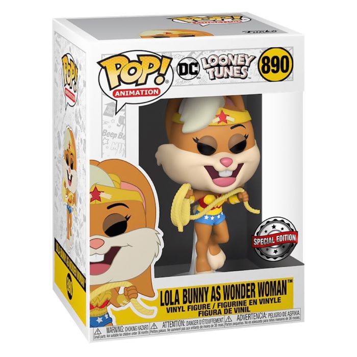 Колекційна Фігурка Funko POP! Animation Looney Tunes Lola Bunny As Wonder Woman (Exc) 51735