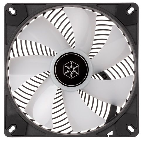 Корпусний вентилятор Silver Stone Air Penetrator AP140I-ARGB, 140мм,4 pin PWM + 4-1 pin ARGB (5V LED),чорні лопасті, чорна рамка