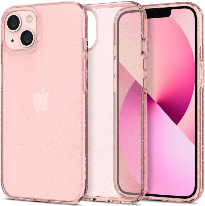 Чохол Spigen для Apple Iphone 13 Liquid Crystal Glitter, Rose Quartz