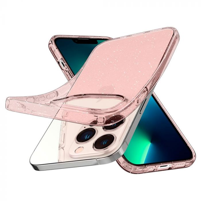 Чохол Spigen для Apple Iphone 13 Pro Liquid Crystal Glitter, Rose Quartz