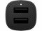 Автомобільний ЗП Playa by Belkin Car Charger 24W Dual USB-A, black
