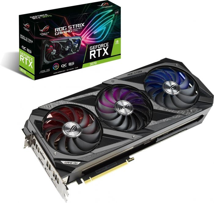 Вiдеокарта ASUS GeForce RTX3070 Ti 8GB GDDR6 STRIX GAMING OC LHR