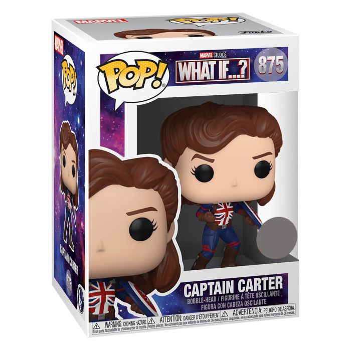 Фігурка Funko POP! Bobble Marvel What If Captain Carter 55811 (56938)