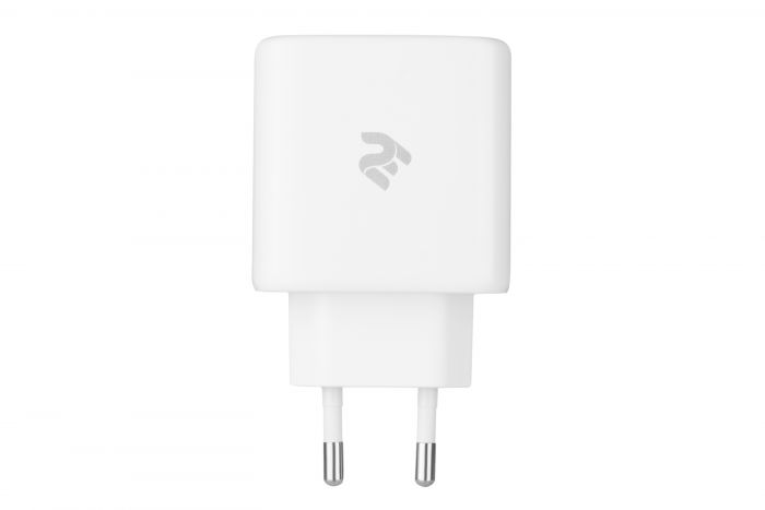 Мережевий ЗП 2Е USB Wall Charger QC, PD, Max 30W, white