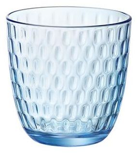 Склянка Bormioli Rocco SLOT WATER LIVELY BLUE низьк., 290 мл