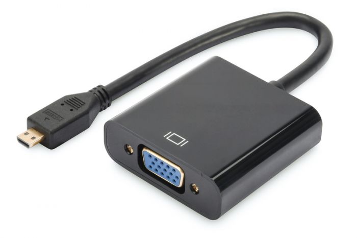 Перехідник DIGITUS Micro-HDMI - VGA Full HD