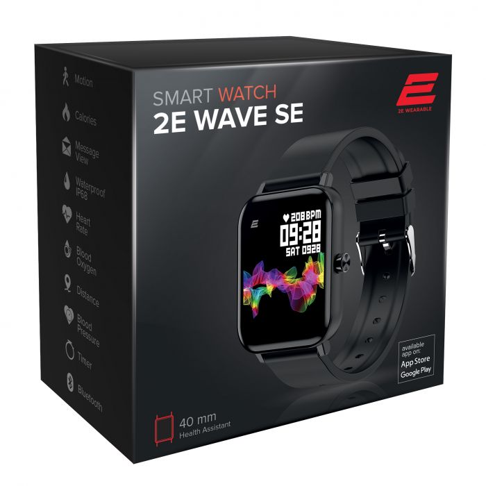 Смарт-годинник 2E Wave SE 40 mm Black