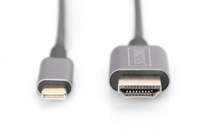 Адаптер DIGITUS USB-C - HDMA UHD 4K, M/M, 1.8 m