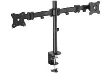 Кріплення DIGITUS Dual Monitor Clamp, 15-27", з нахилом, поворотом Артикул: DA-90349