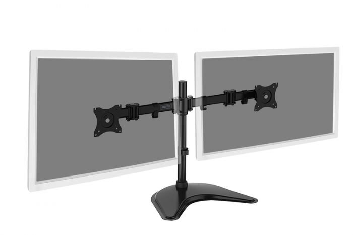 Кріплення DIGITUS Dual Monitor Stand, 15-27", з нахилом, поворотом