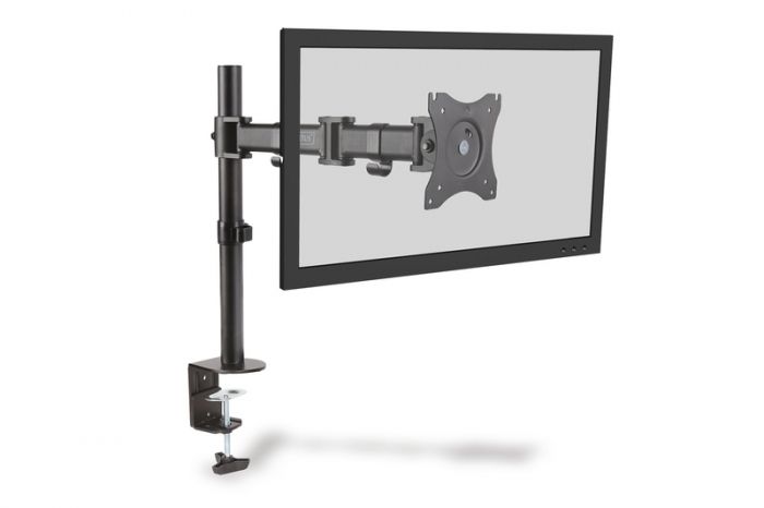 Кріплення DIGITUS Monitor Clamp, 15-27", з нахилом, поворотом