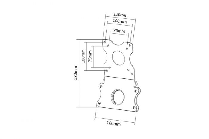 Кріплення DIGITUS Monitor VESA Adapter for iMac and Apple, 21-27"